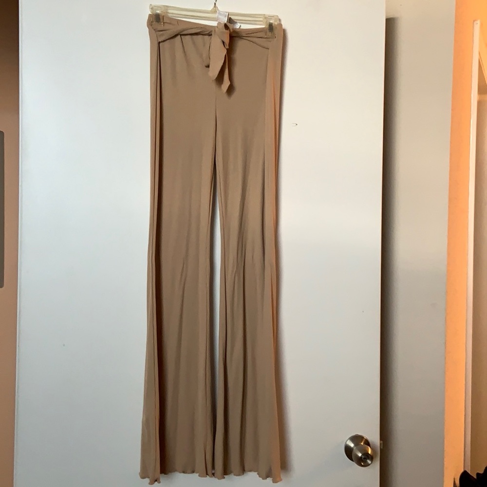 Forever 21 Tan Flare Pants